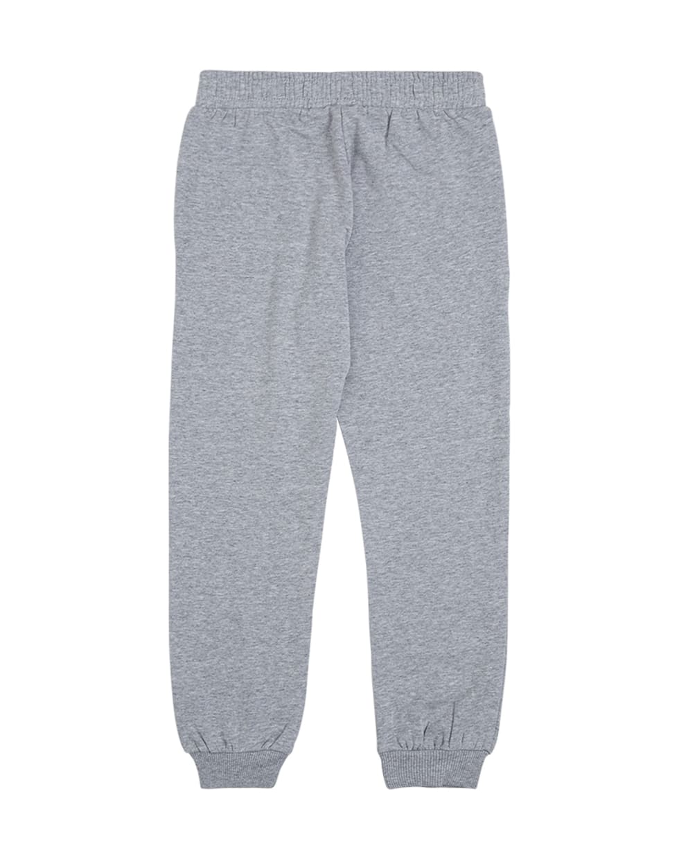 Moschino Grey Cotton Joggers With Logo Print - Grey