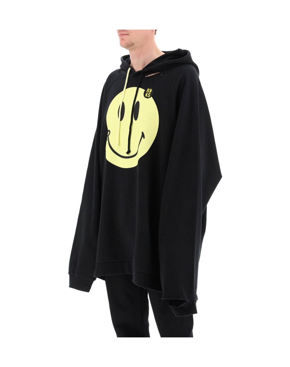 Best price on the market at italist | Raf Simons Smiley Destroy Hoodie