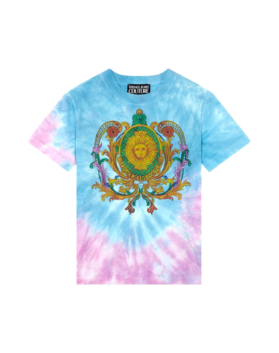 versace tie dye t shirt