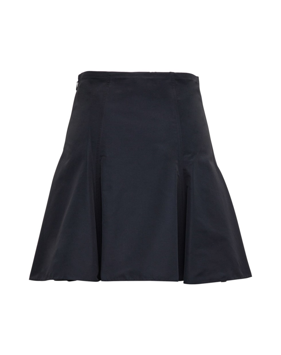 Valentino Black Micro Faille Skirt - Black