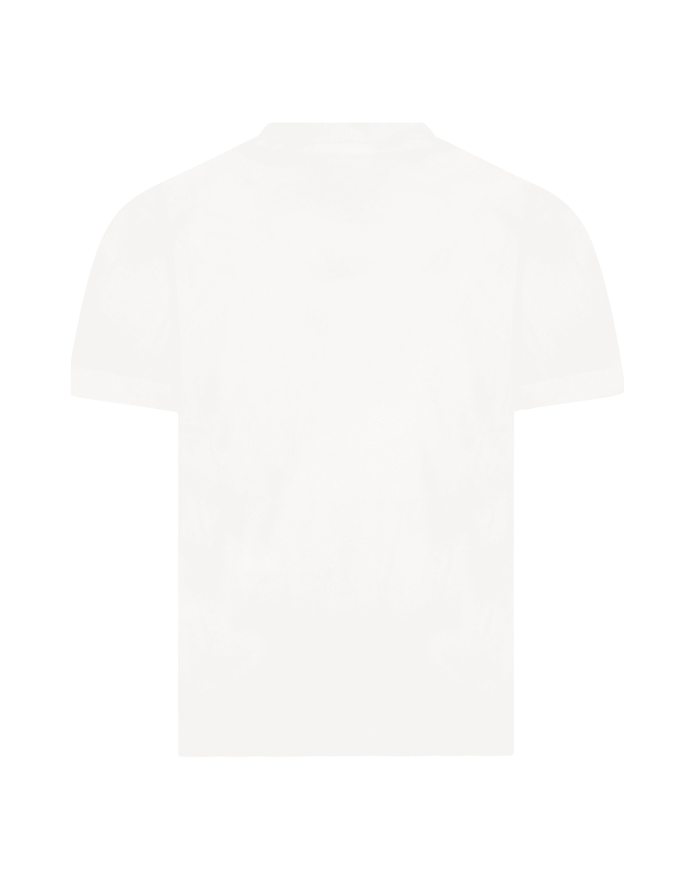 Off-White White T-shirt For Boy With Light Blue Logo - Bianco e Blu