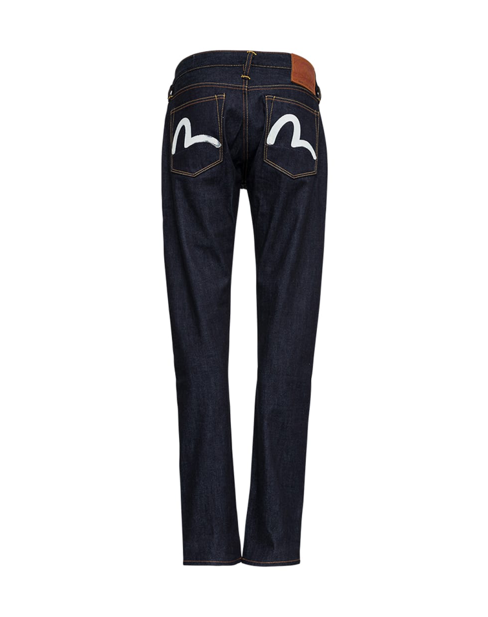 Evisu Blue Denim Jeans With Logo Print - Blu