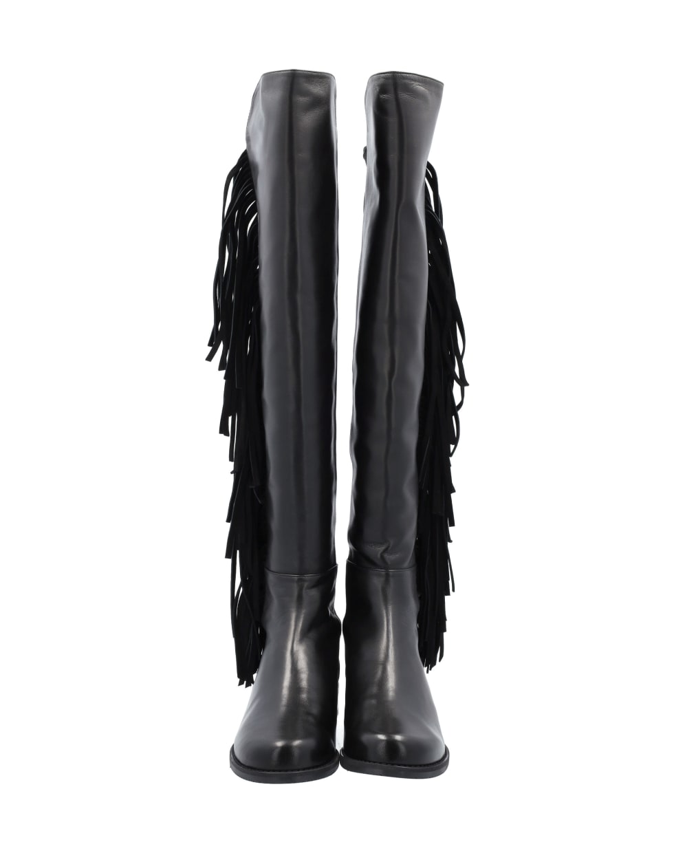 stuart weitzman fringe boots