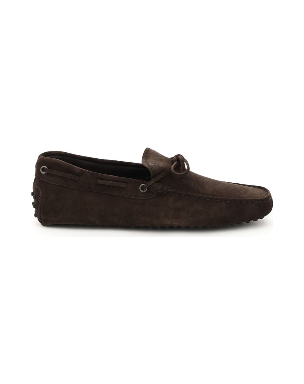 Tod's Gommino Loafers With Laces - TESTA MORO (Brown)