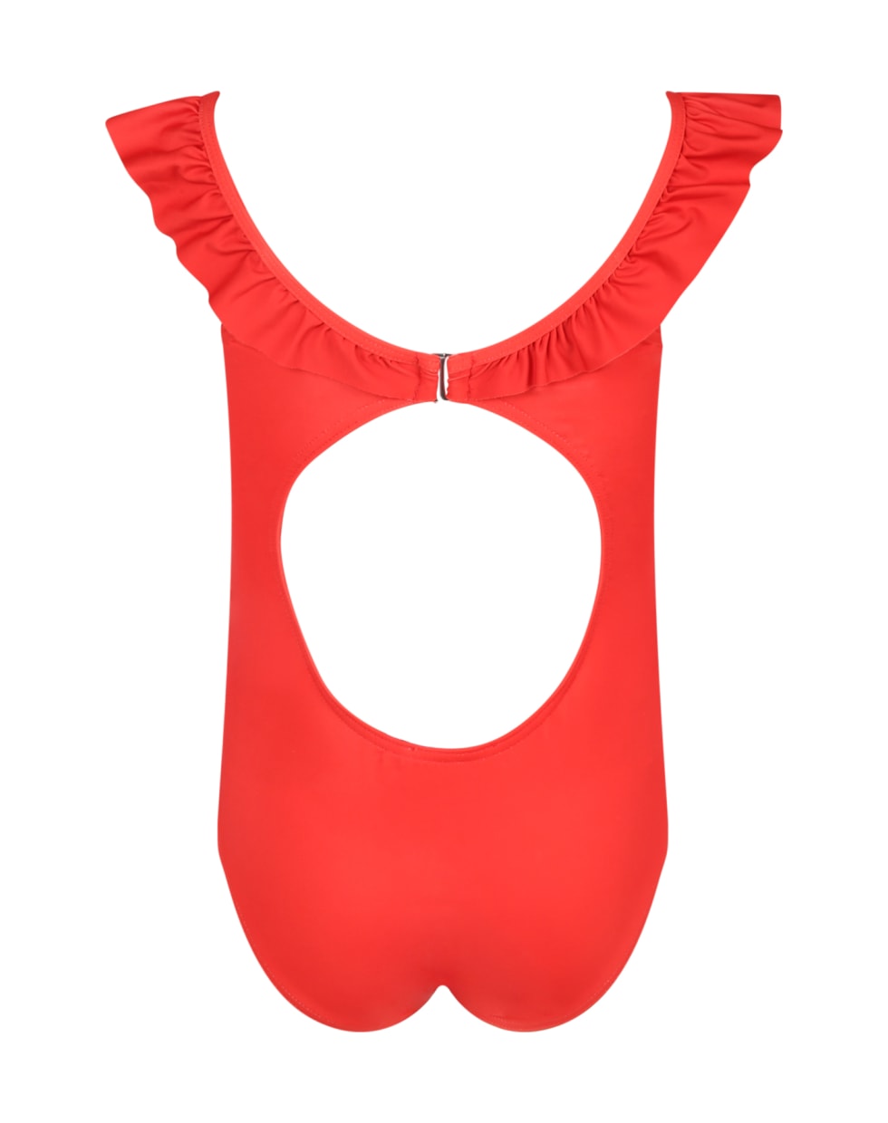 Moschino Red Swimsuit For Girl With Teddy Bear - Red