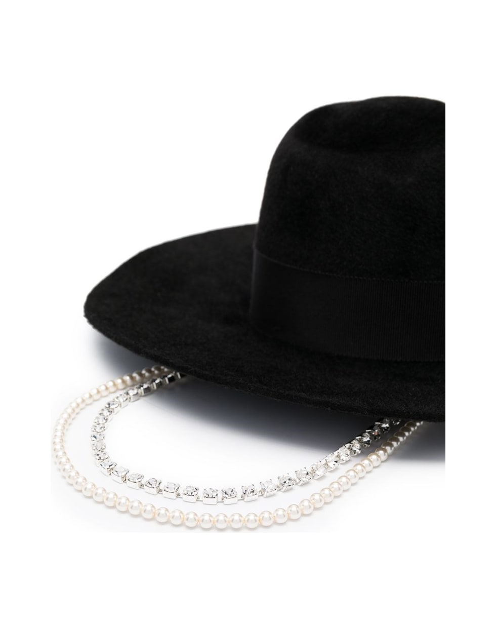 Best price on the market at italist | Ruslan Baginskiy Fedora Hat With  Crystals And Pearls
