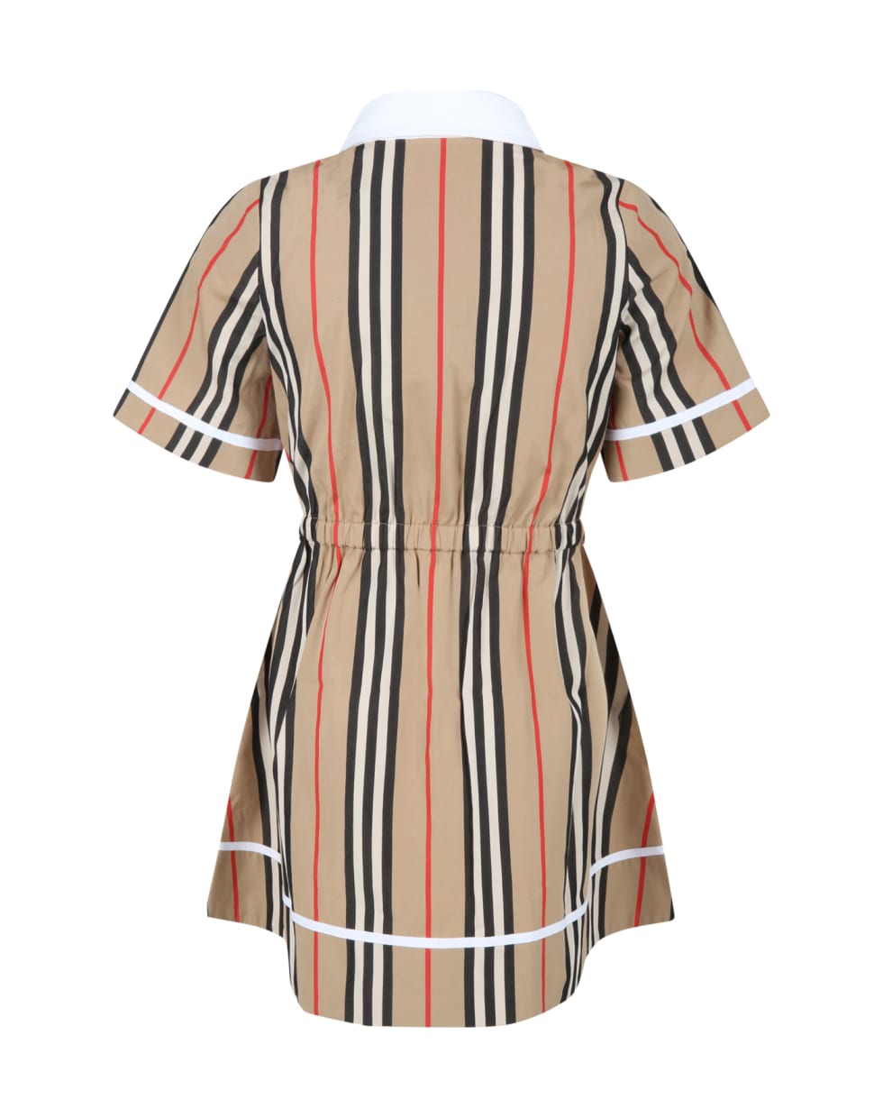 Burberry Beige Dress For Girl With Check Vintage - Beige