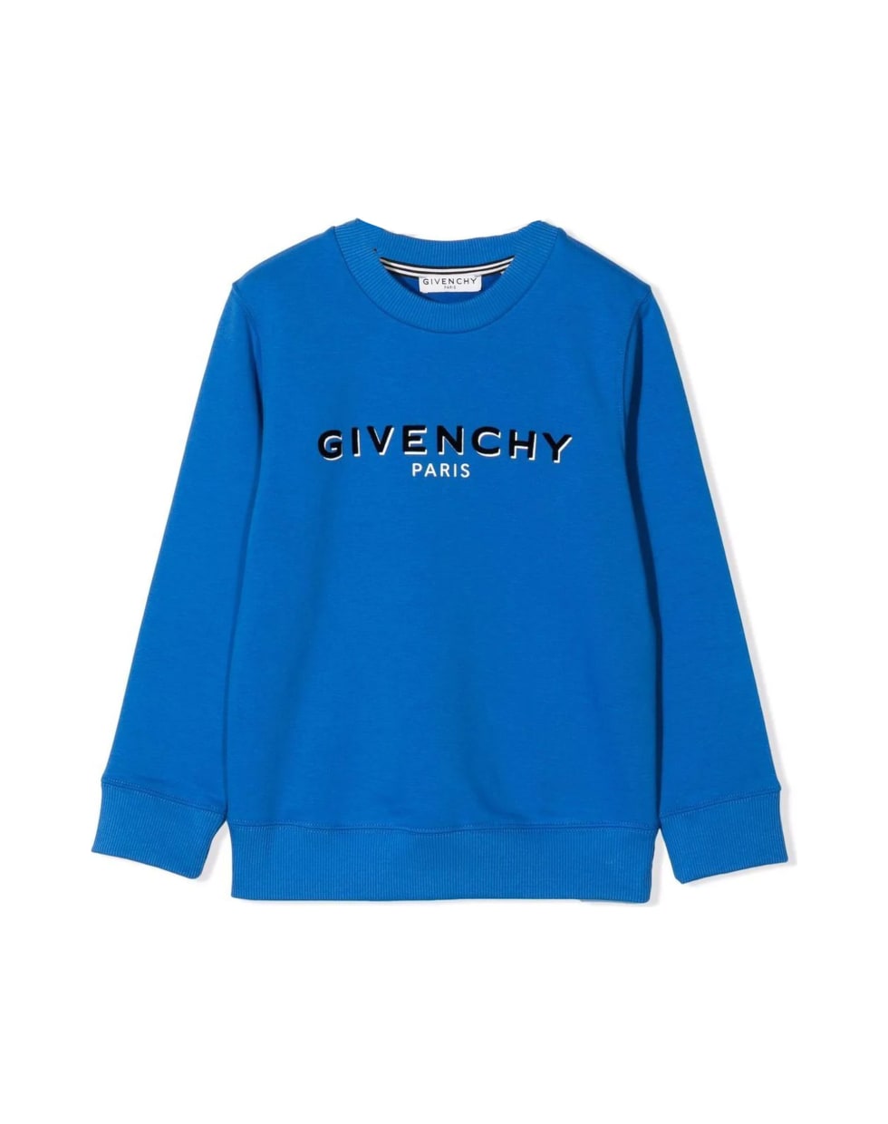 Givenchy Blue Cotton Blend Sweatshirt - Blu