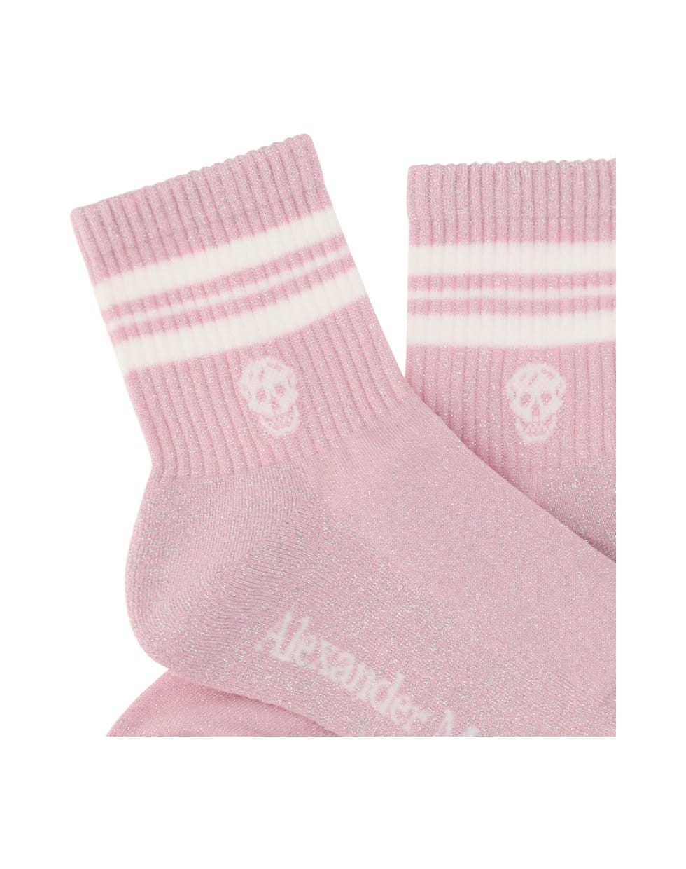 Alexander McQueen Alexander Mc Queen Socks - Lilac/white