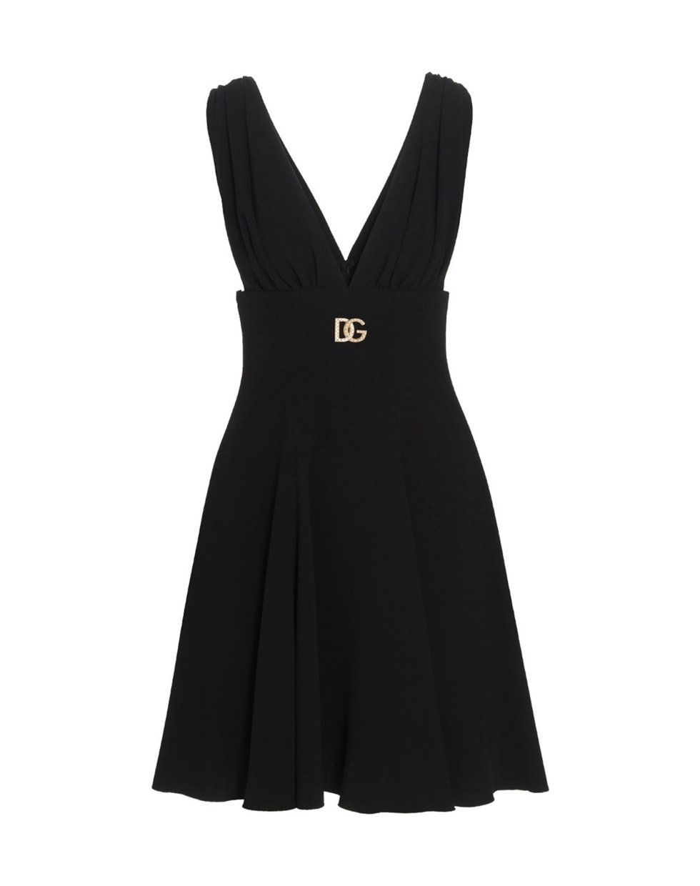 Dolce & Gabbana Jewel Logo Dress - Nero