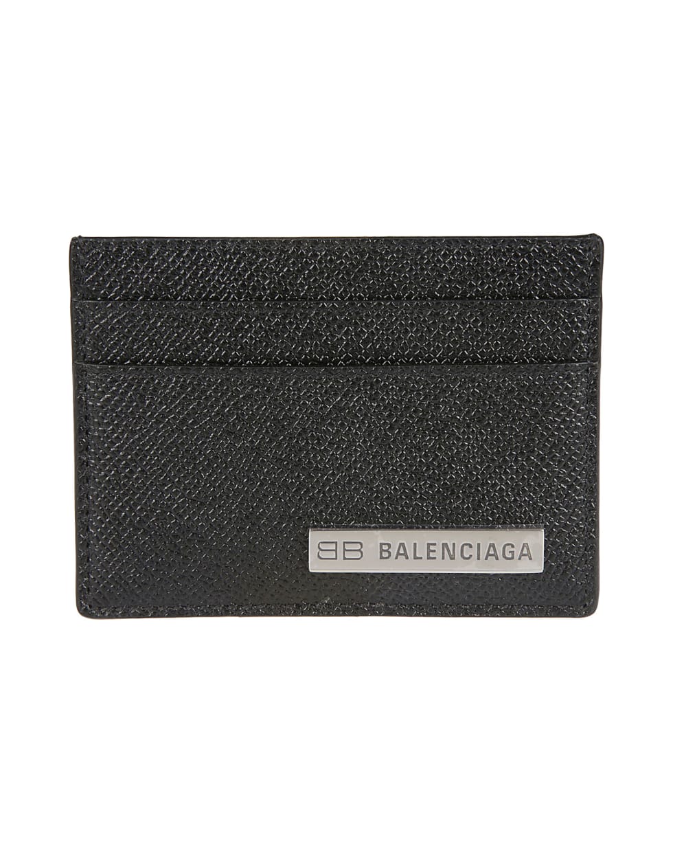 Balenciaga Plate Card Holder - Black