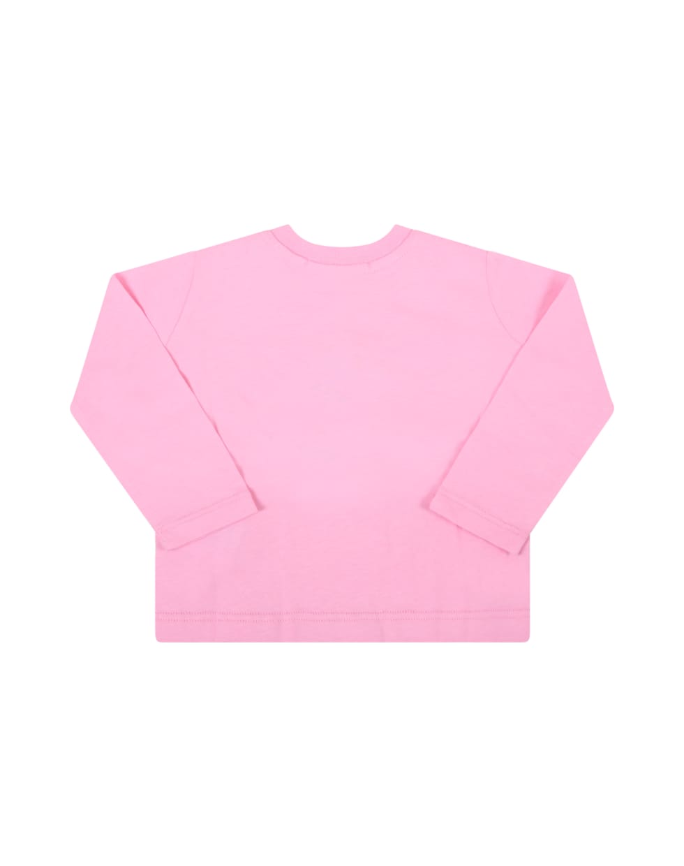 MSGM Pink T-shirt For Baby Girl With Logo - Pink