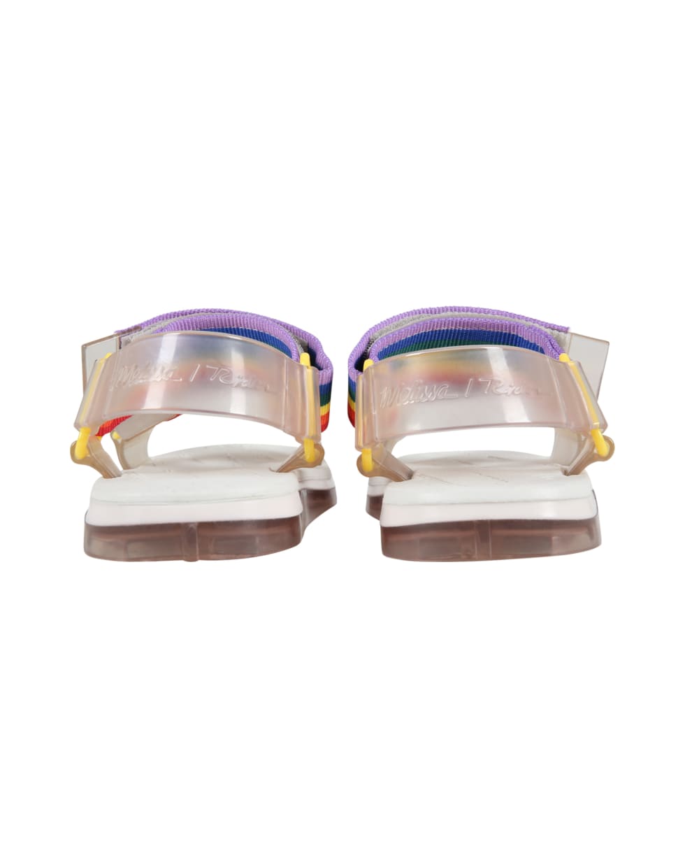Melissa Transparent Sandals For Kids With Logo - Multicolor