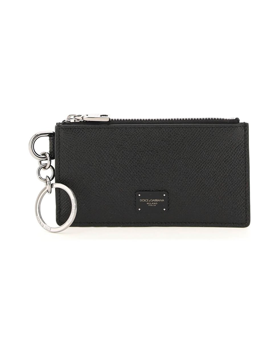 Dolce & Gabbana Cardholder With Key Ring - NERO (Black)