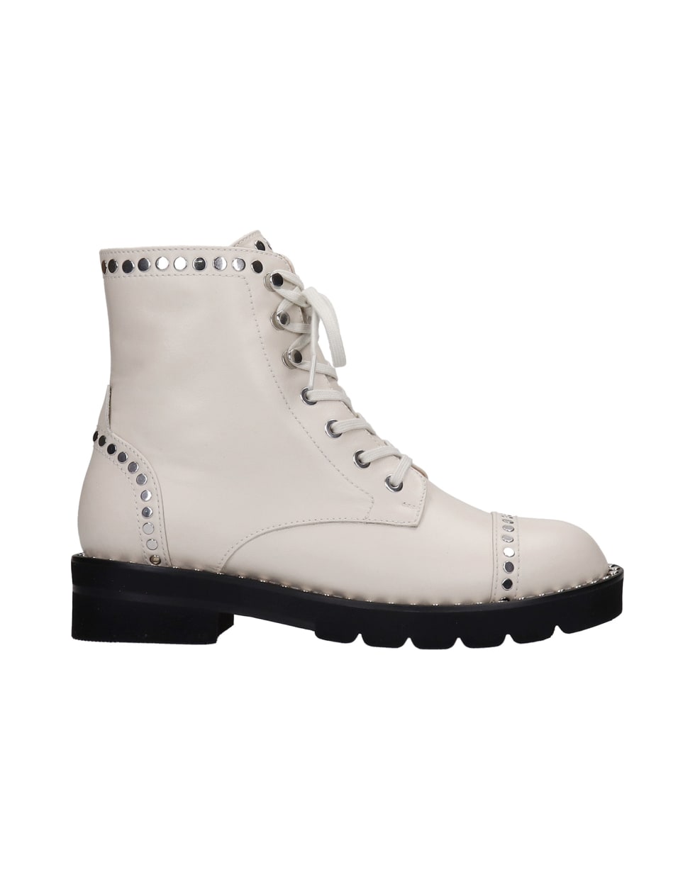 stuart weitzman white combat boots