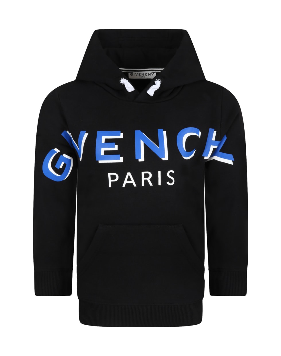 Givenchy Black Sweatshir For Kids With Logo - B Nero