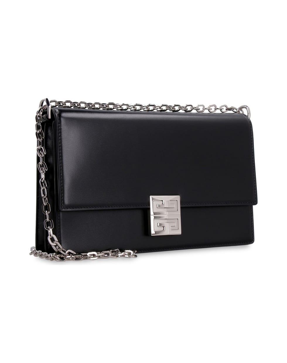 Givenchy 4g Leather Crossbody Bag - black