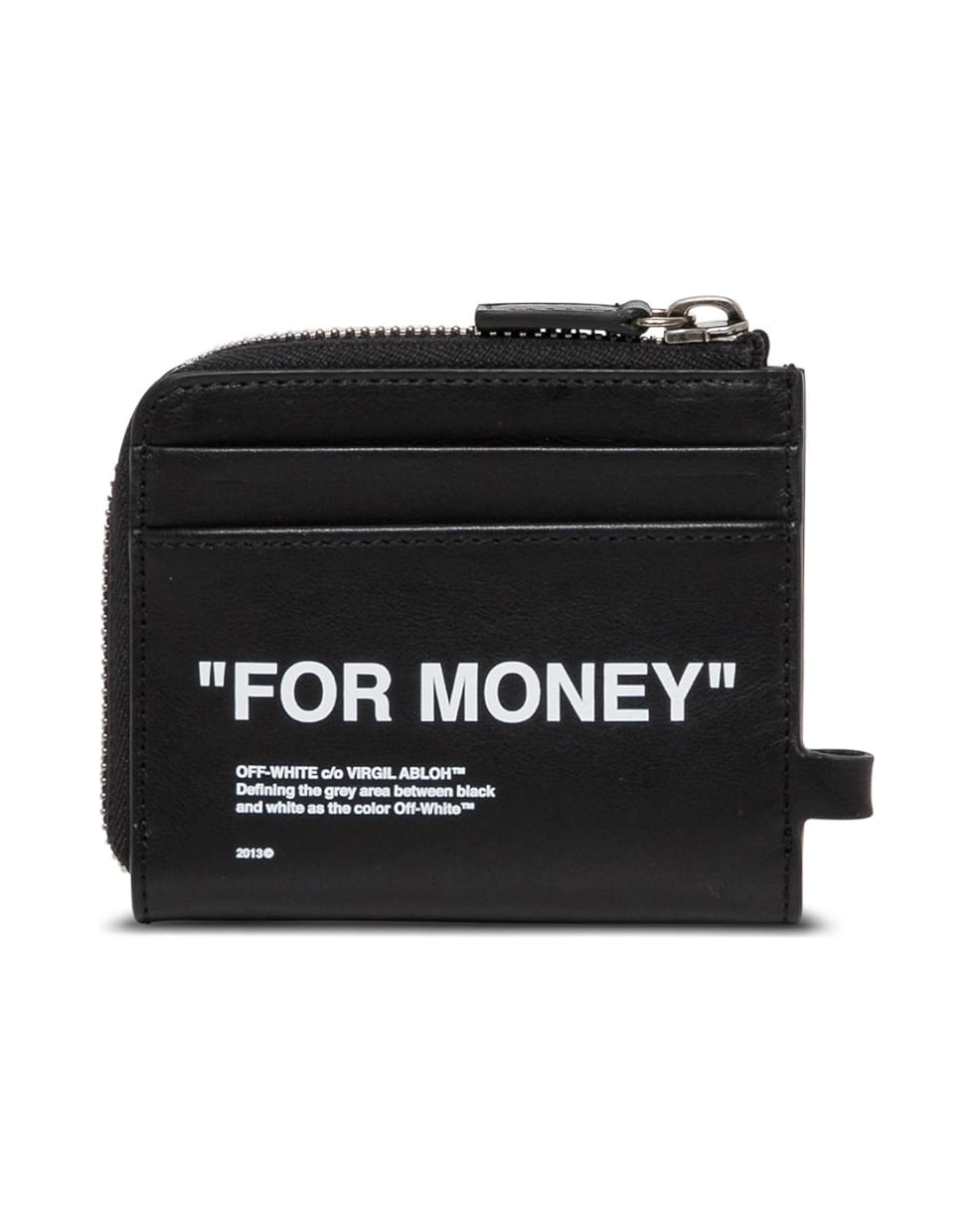 off white chain wallet