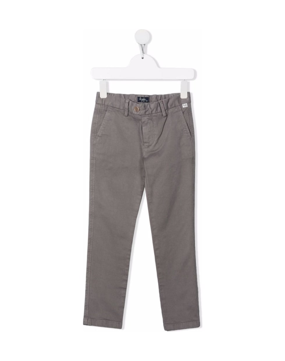 Il Gufo Grey Cotton Pants - Grey