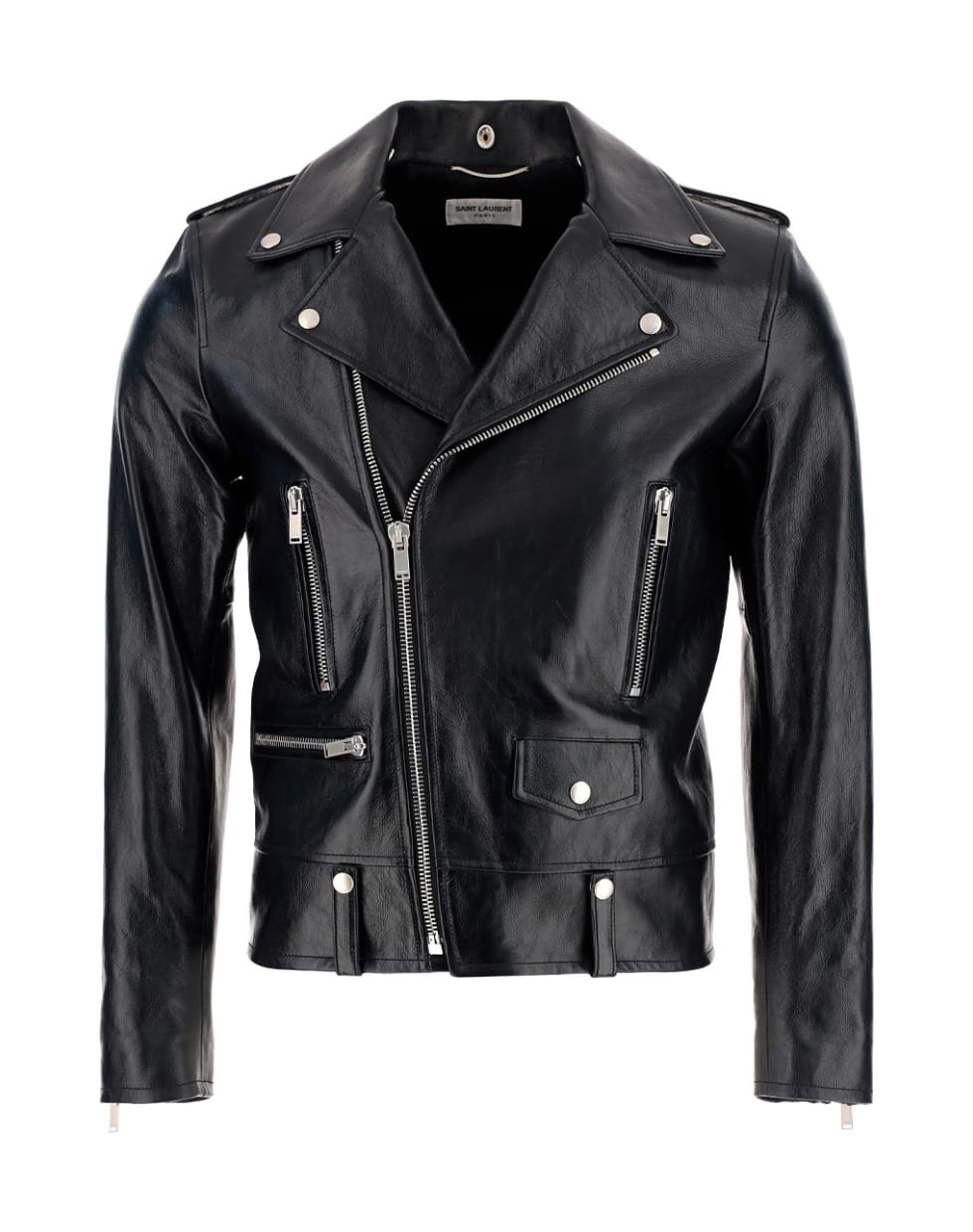 Saint Laurent Leather Jacket - Nero