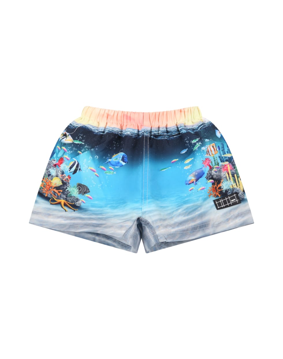 Molo Multicolor Swimshort For Aby Boy With Fishes - Multicolor