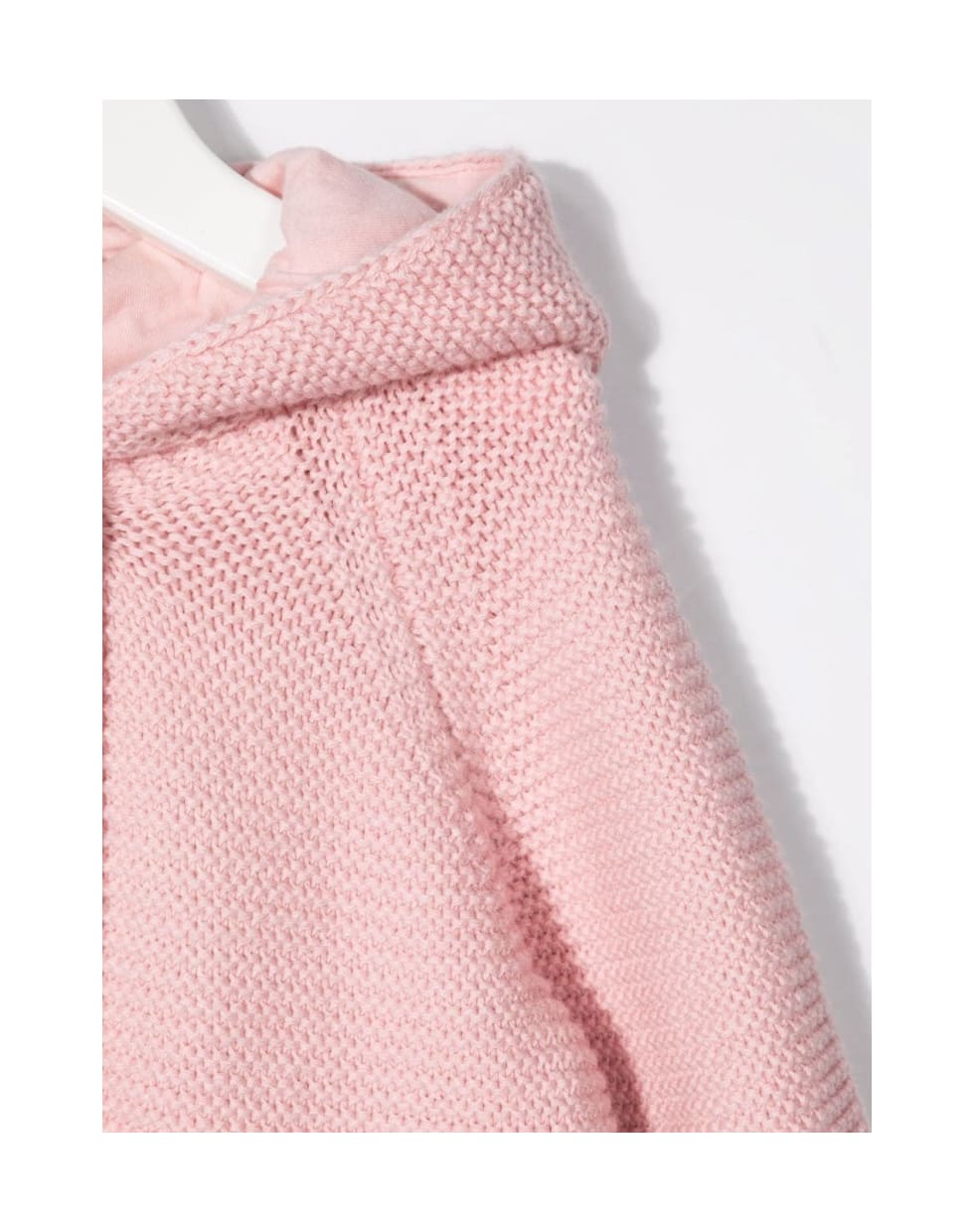 Stella McCartney Kids Pink Knit Cardigan With Ears Detail - Pink