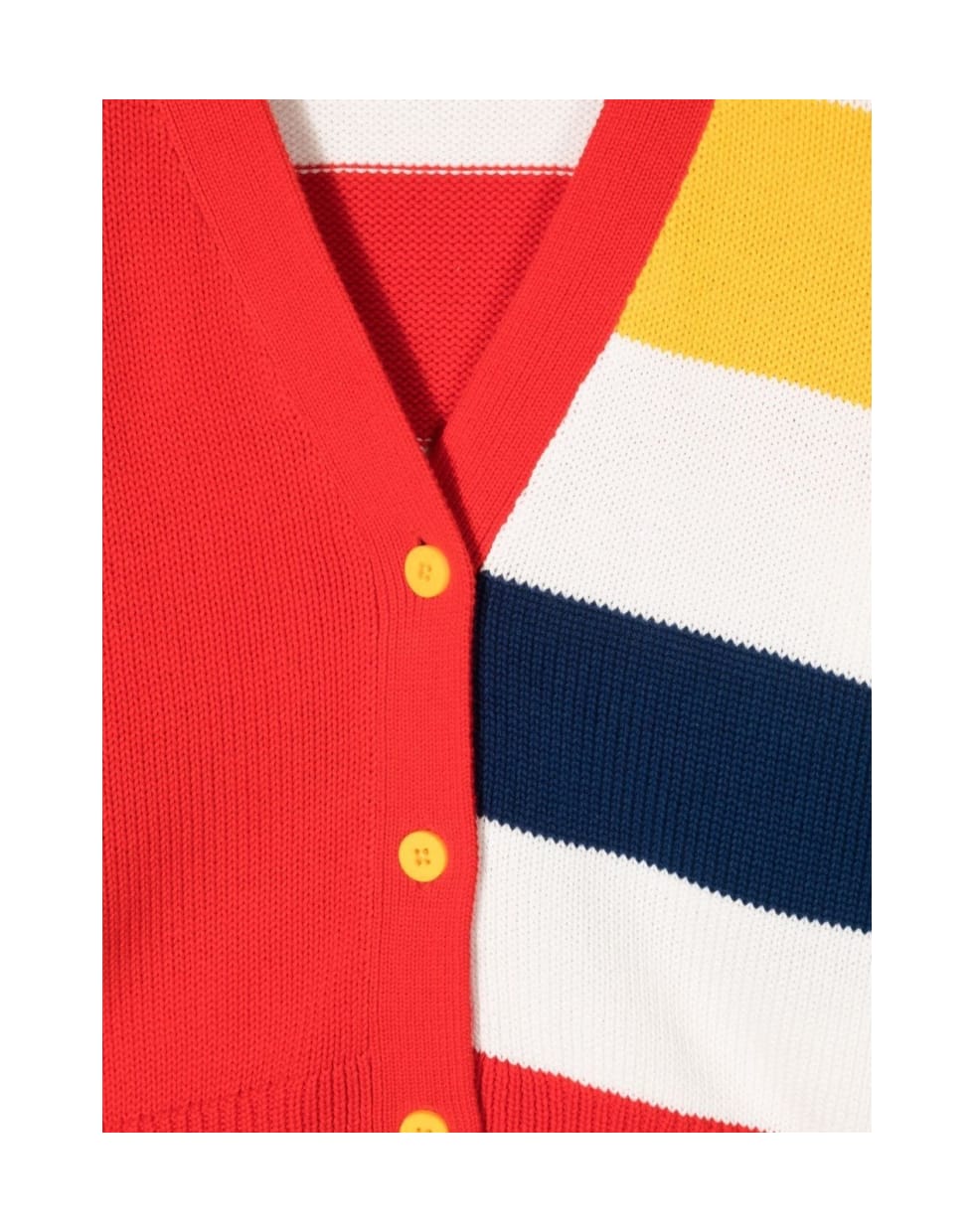 Stella McCartney Kids Striped Multicolor Cotton Cardigan | italist