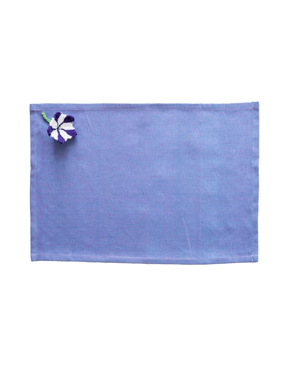 Le Botteghe su Gologone Placemats Crochet 35x45 Cm - Blueviolet