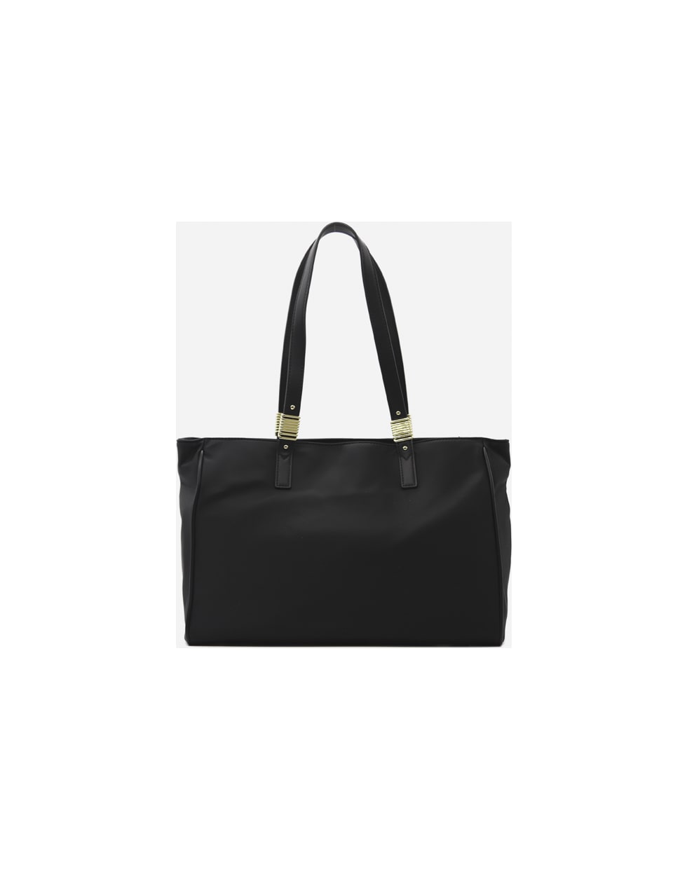 Love Moschino Nylon Bag With Logo Lettering - Black