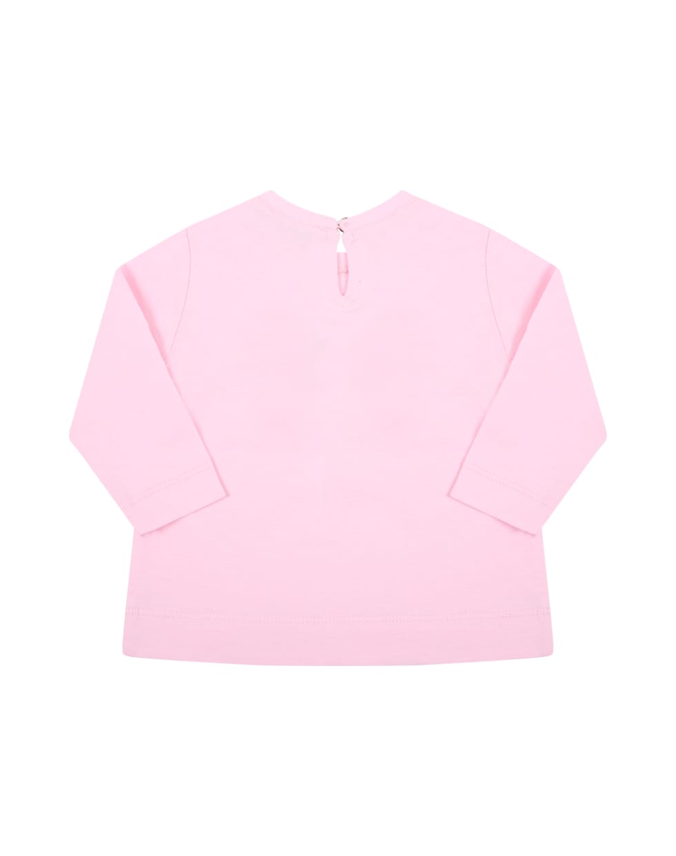 Chiara Ferragni Pink T-shirt For Baby Girl With Eyestar - Rosa