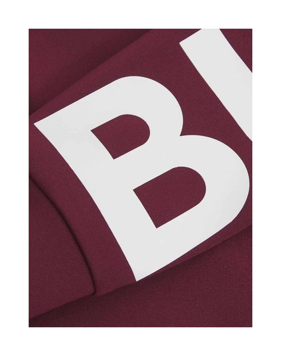 Burberry Oxblood Red Cotton Track Jacket - Bordo
