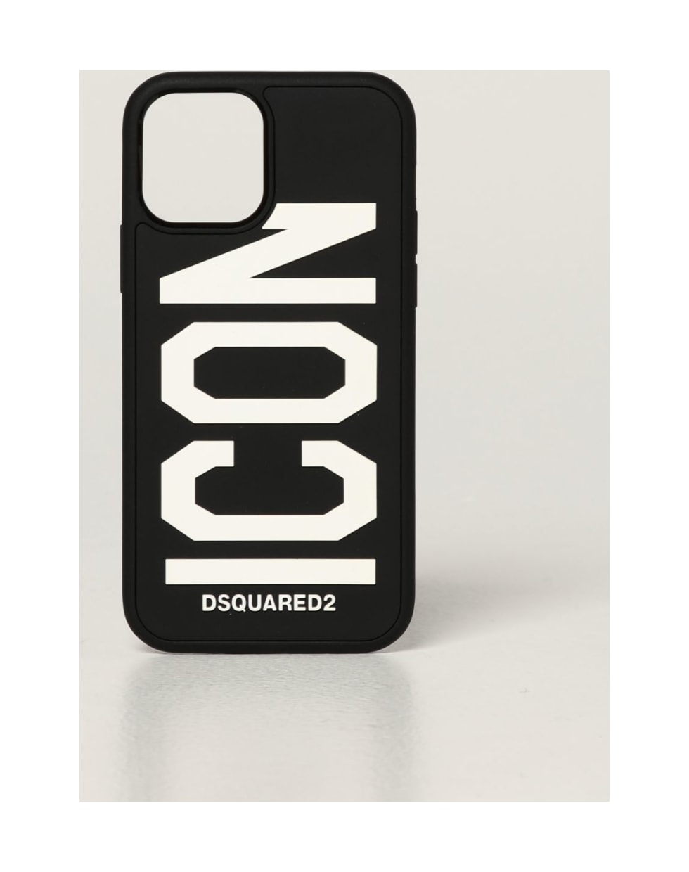 Dsquared2 Cover For Men Dsquared2 Iphone 12 Pro Cover With Icon Logo - Black