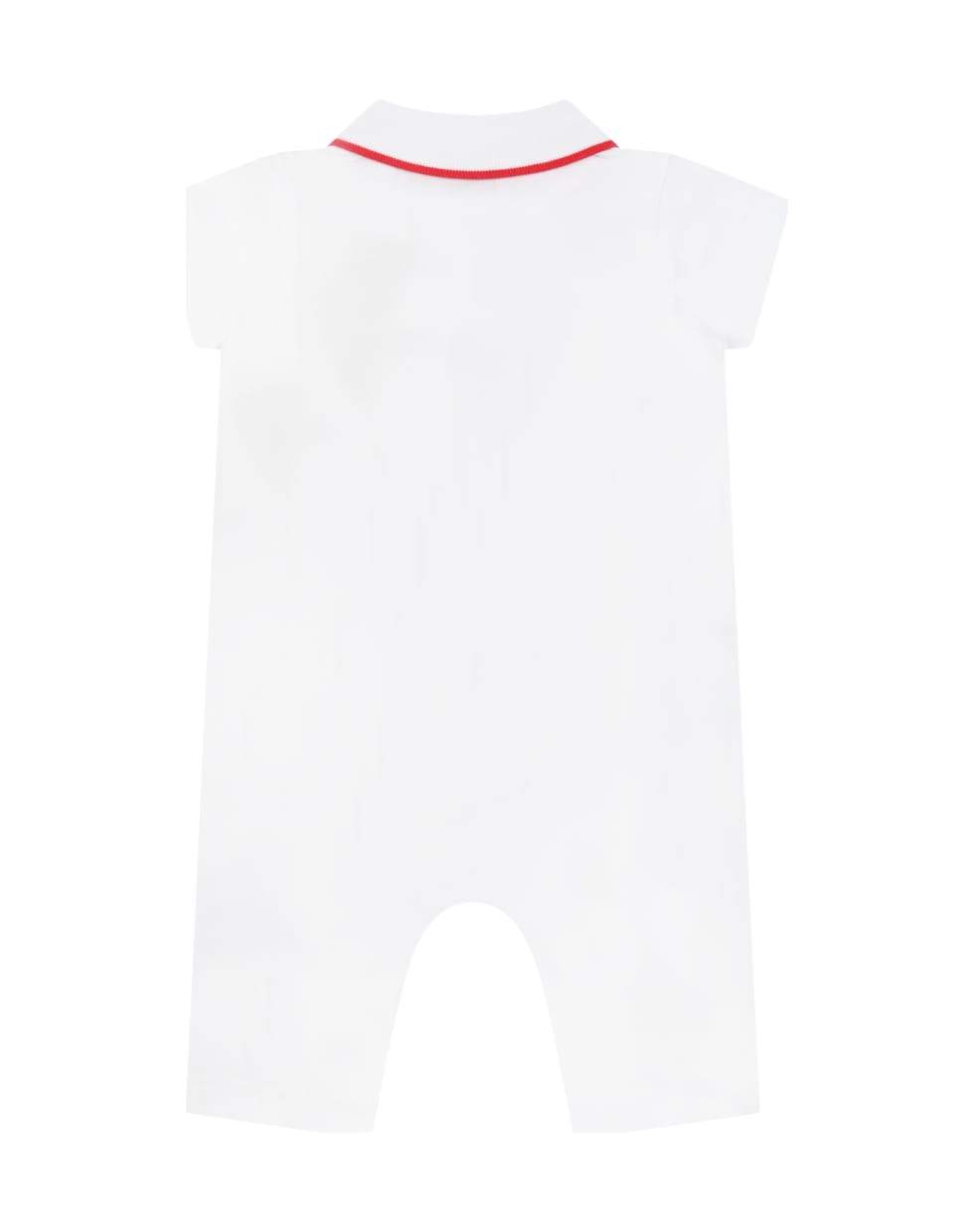 Burberry White Babygrow For Baby Boy With Check Vintage - White