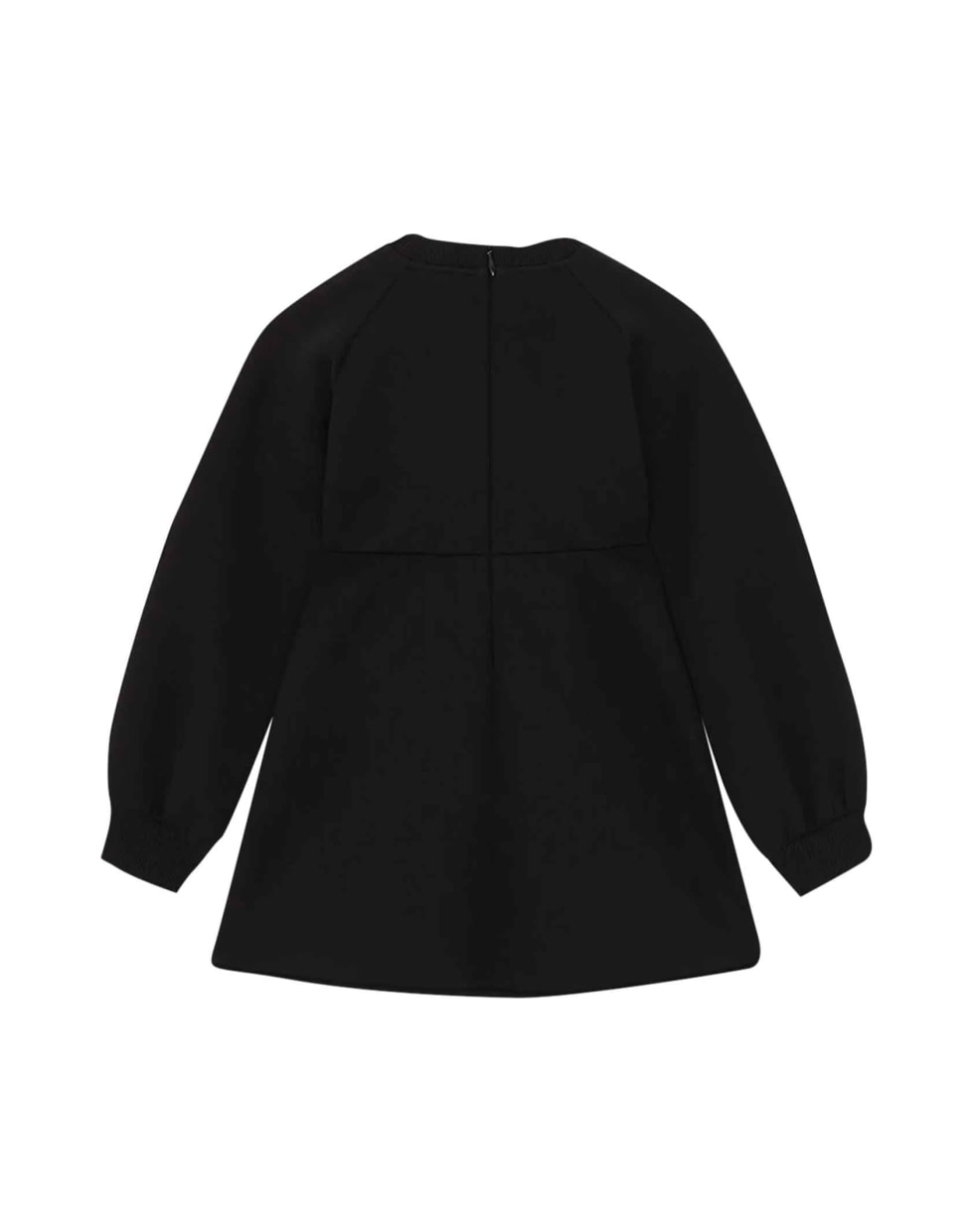 Dolce & Gabbana Black Girl Dress Sweatshirt - Nero