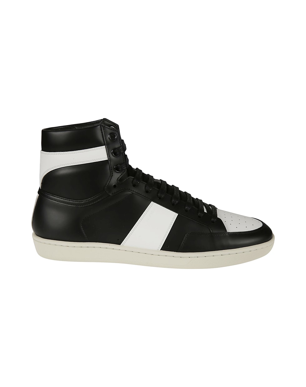 Saint Laurent Court Classic Sl/10h High-top Sneakers - Black/Optic White