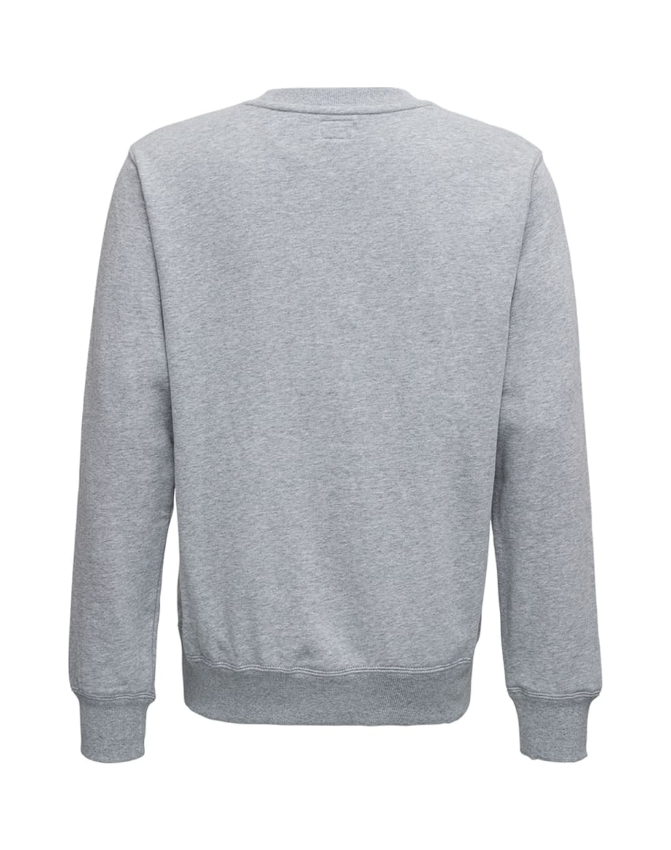 Evisu Grey Cotton Crew Neck Sweatshirt With Logo Print - Grey
