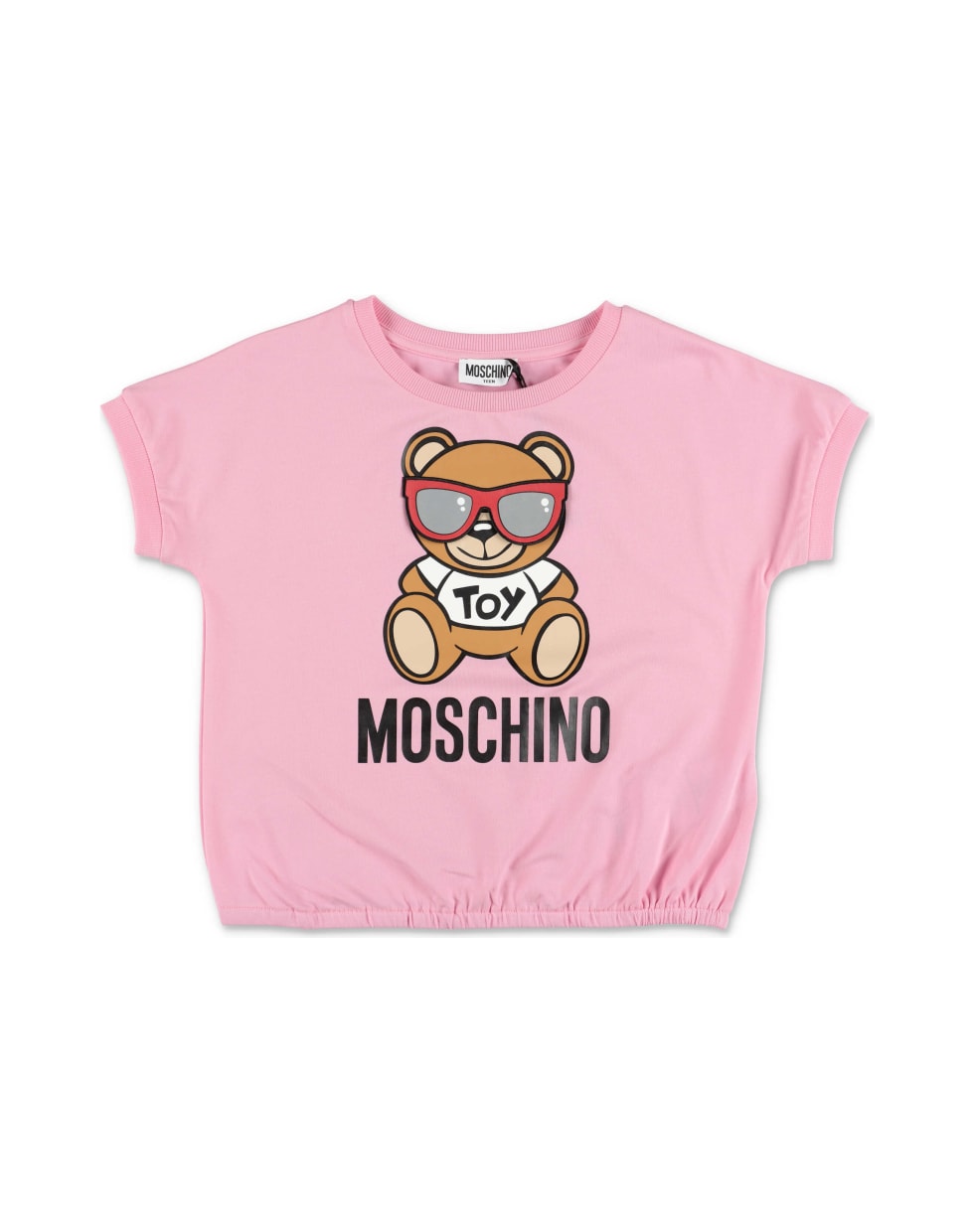 Moschino T-shirt Rosa Teddy Bear In Jersey Di Cotone - Rosa