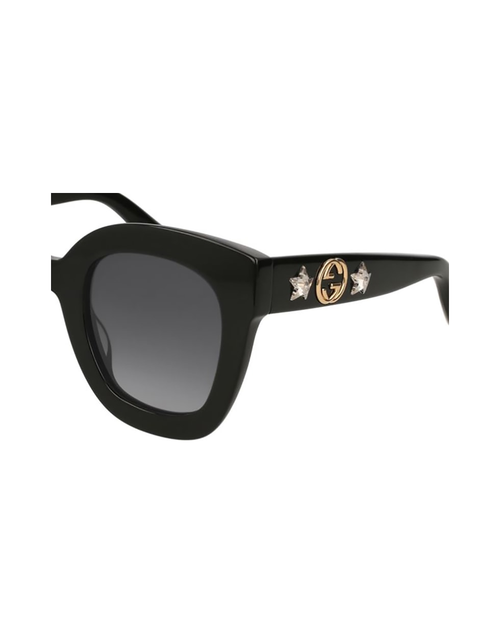 Gucci Eyewear W4433q0a - Black Black Grey