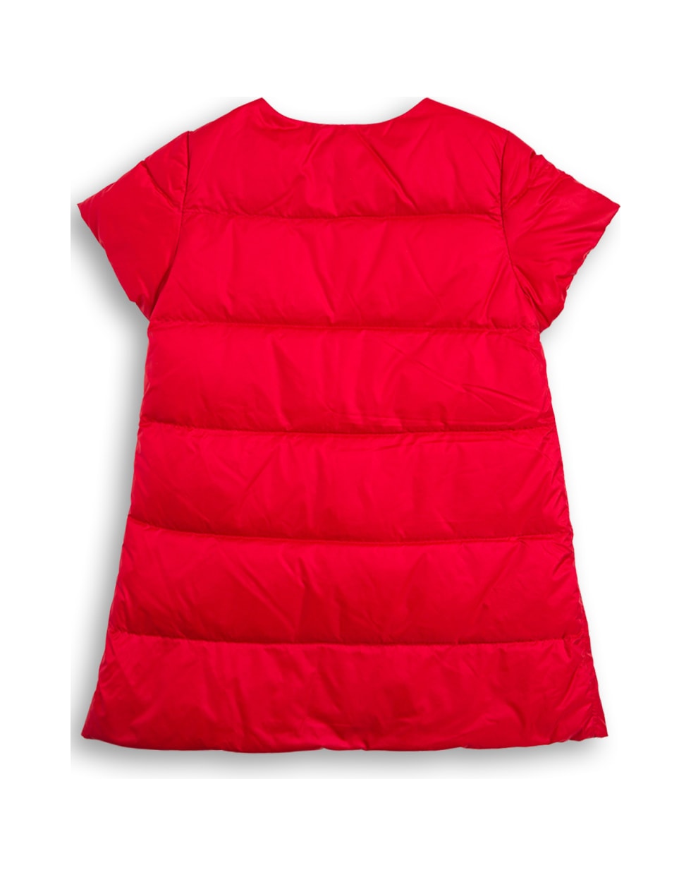 Moncler Red Padded Nylon Dress - Red