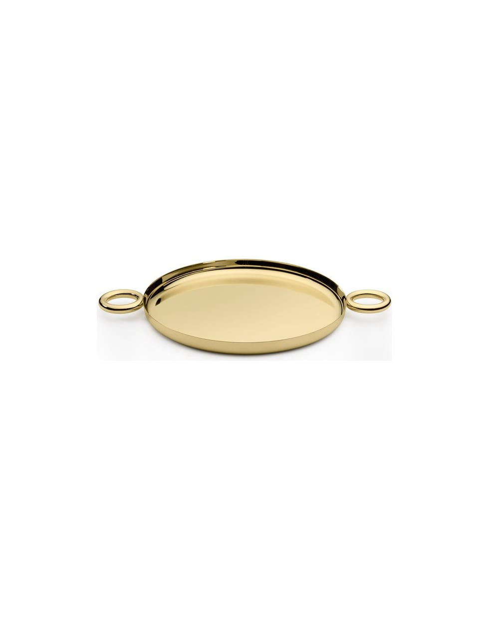 Ghidini 1961 Double O Tray Polished Brass - Polished brass