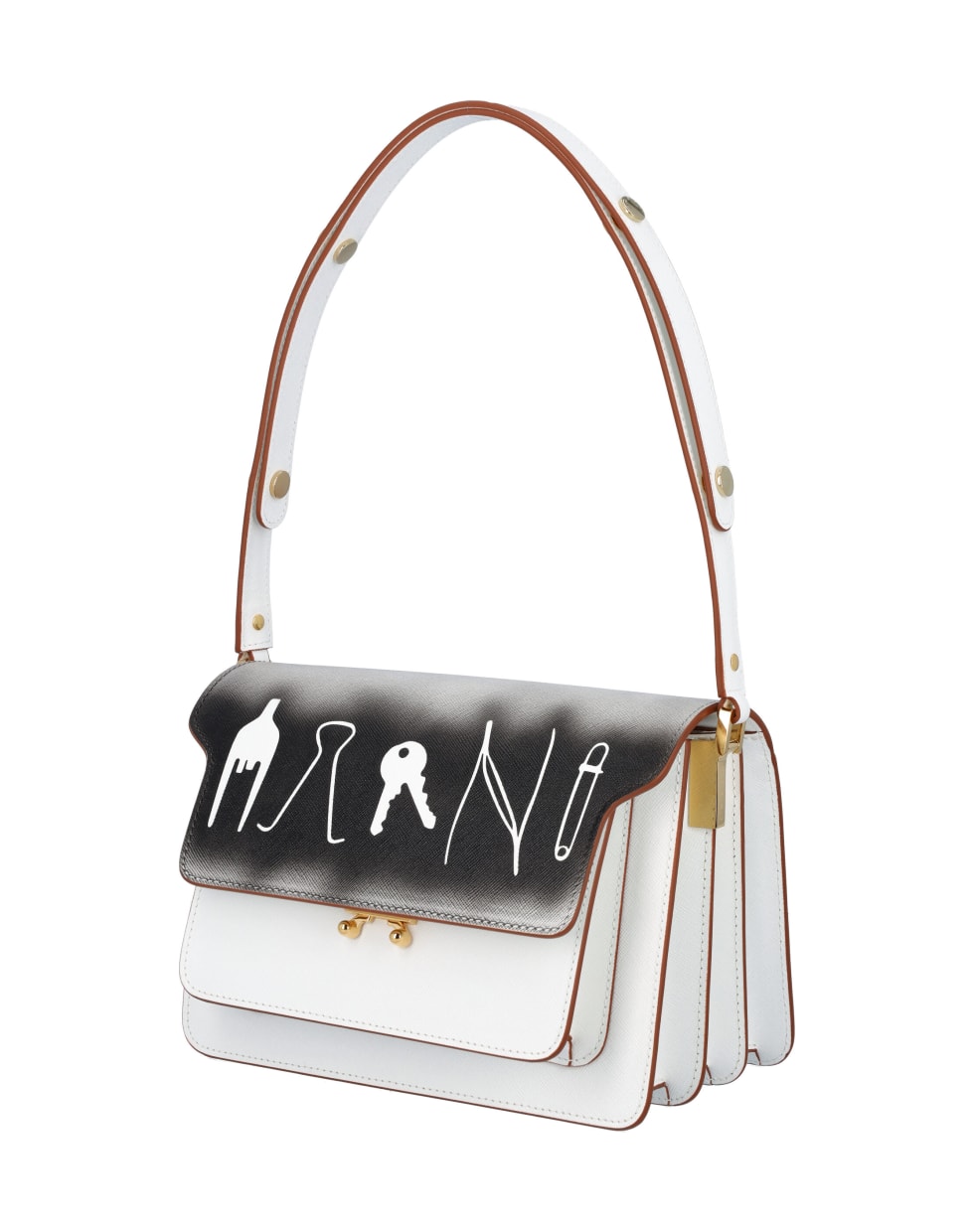 Marni Graphic Logo Trunk Bag | italist, ALWAYS LIKE A SALE