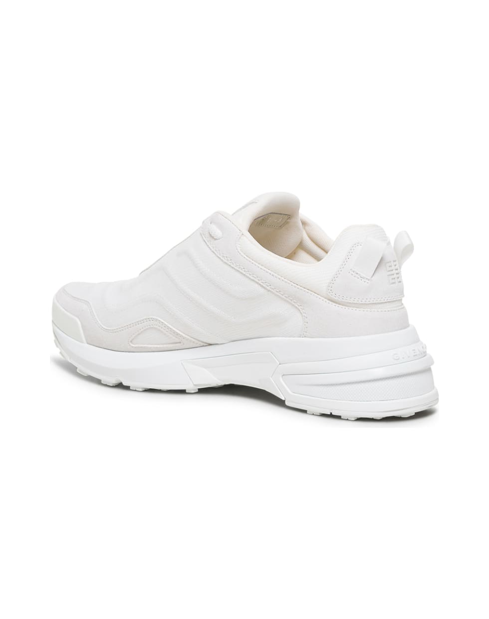 Givenchy Giv 1 Light Sneakers In Canvas And Leather - White
