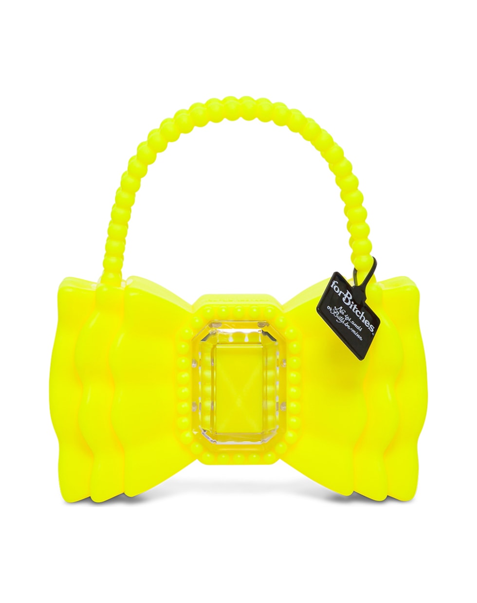 Forbitches Peewee Bow Yellow Handbag - Yellow