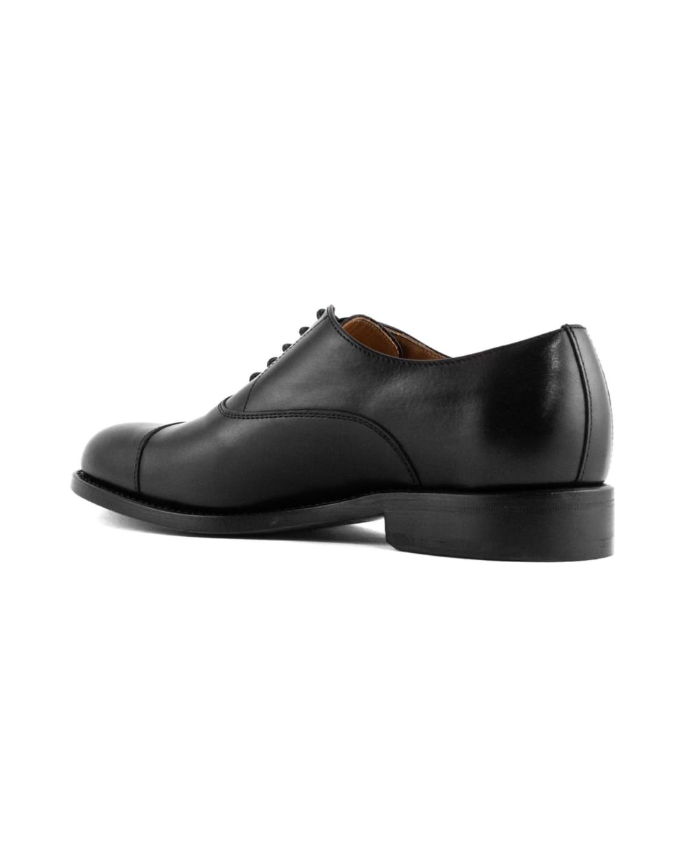 Berwick 1707 Black Calfskin Oxford Style Shoes - Nero