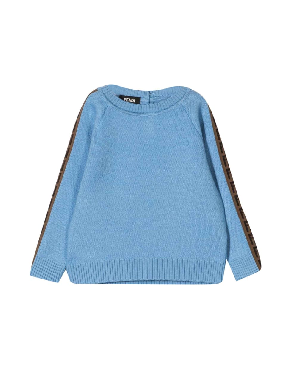 Fendi Unisex Light Blue Sweater - Azzurro