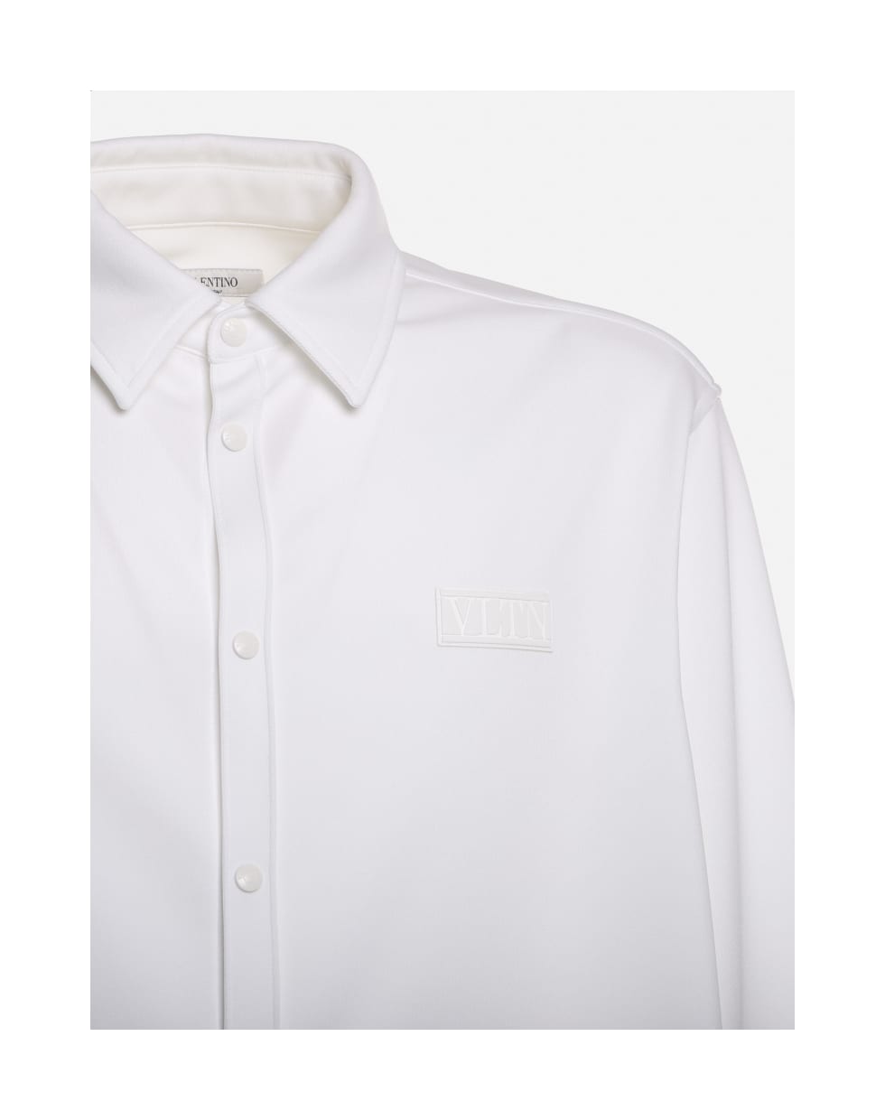 Valentino Jersey Shirt With Vltn Tag - White