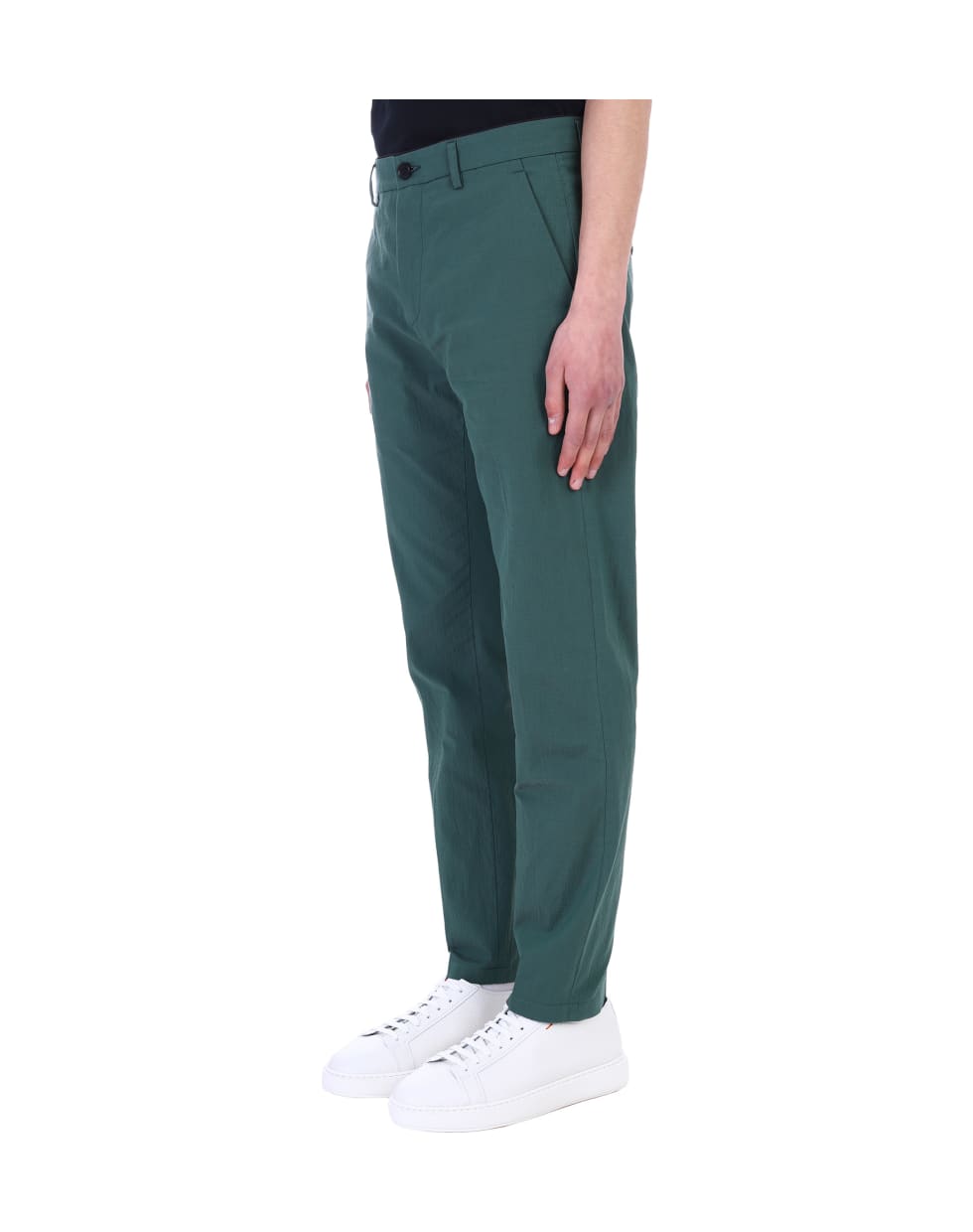 Department Five Pants In Green Cotton - green