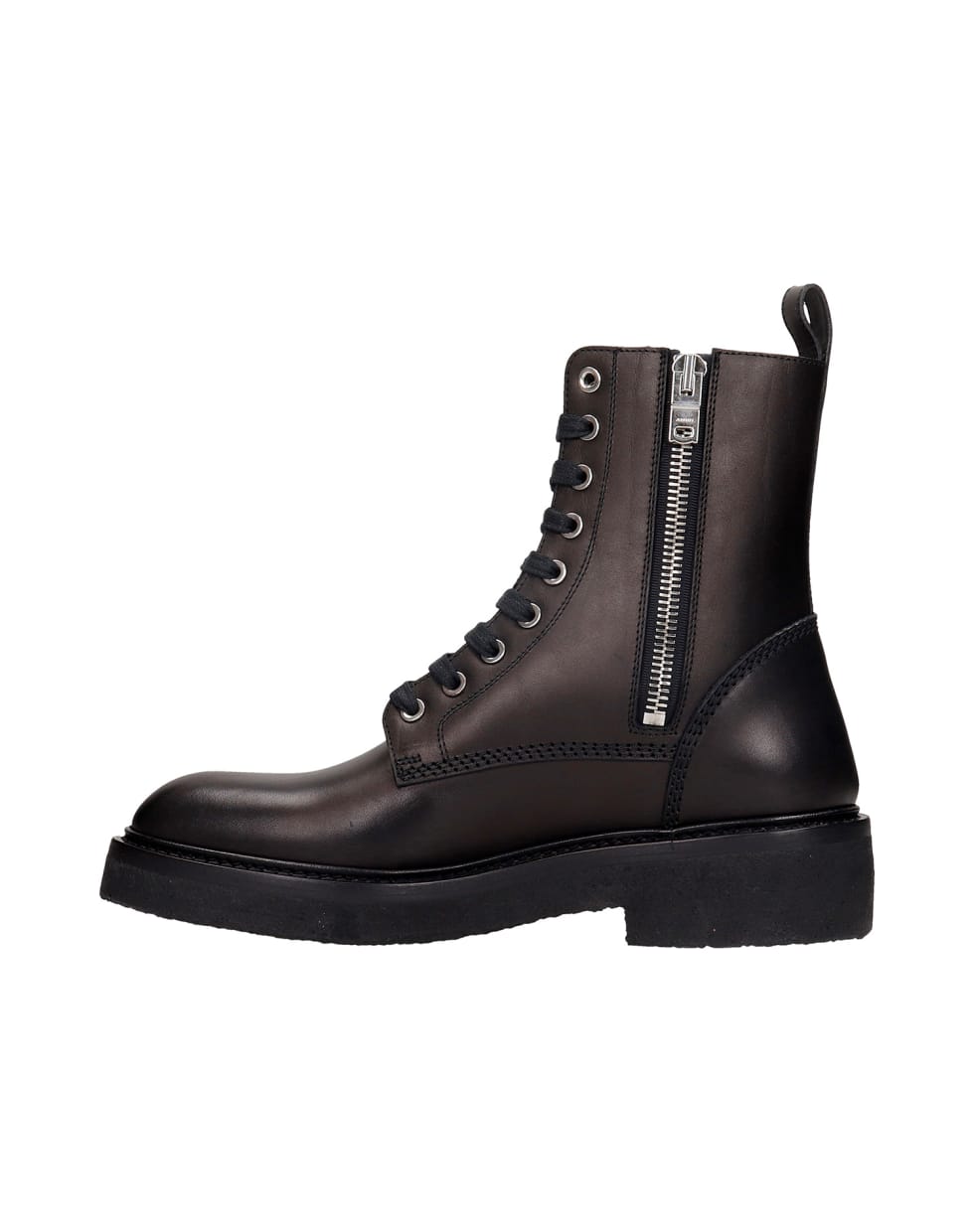 Amiri Combat Boots In Black Leather Italist Always Like A Sale