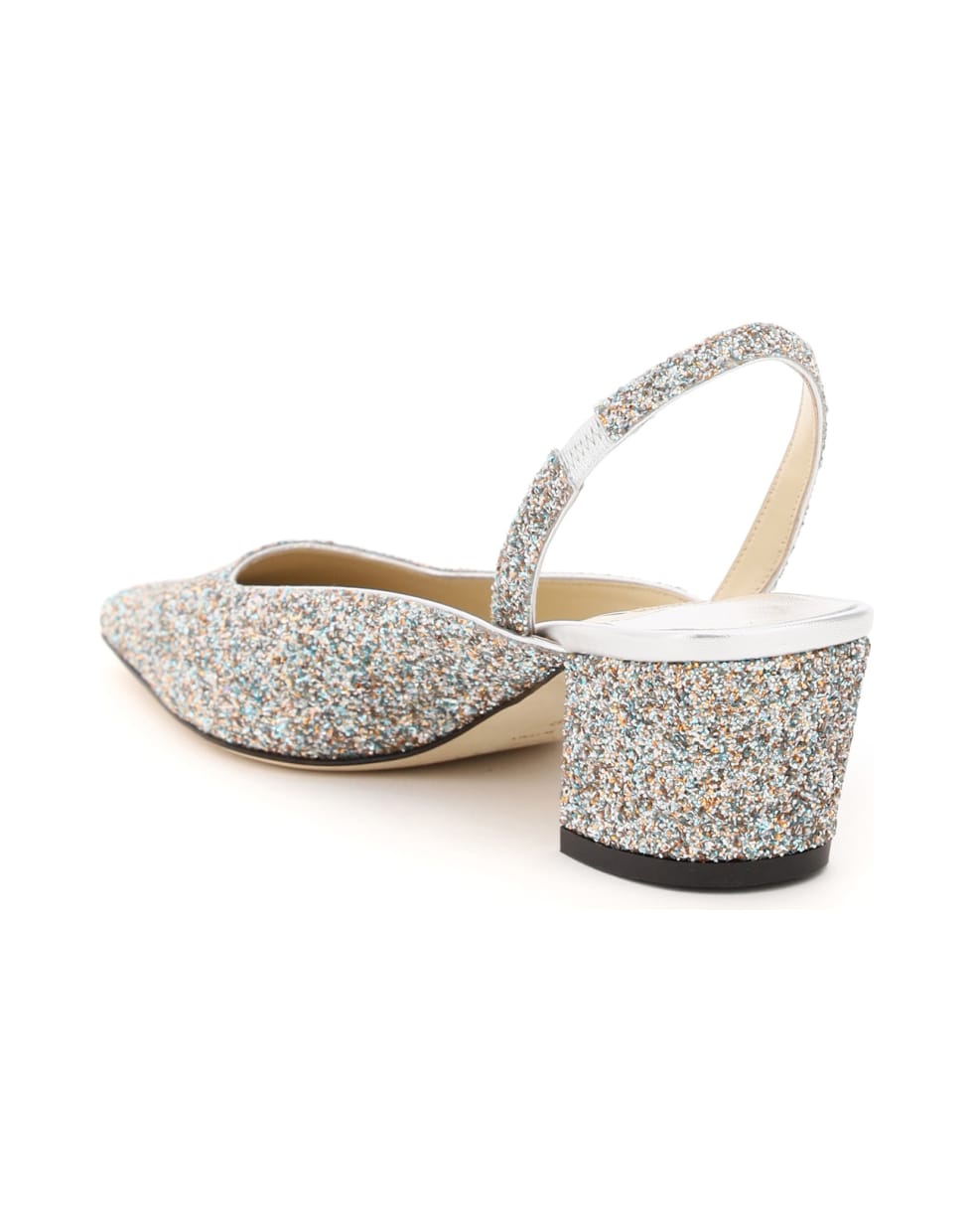 Jimmy Choo Gini 45 Glitter Slingback Pumps Italist