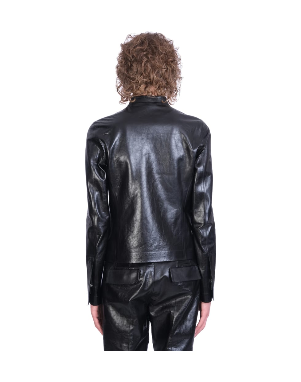 Sapio Biker Jacket In Black Leather - black